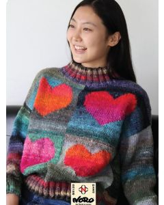 Heart Sweater - A Noro Kureyon Pattern (PDF File)