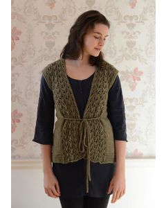 A Berroco Ultra Alpaca Pattern - Hoehne Vest (PDF File) knitting pattern sale Little Knits
