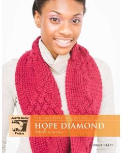 A Juniper Moon Farm Herriot Great Pattern - Hope Diamond Cowl - Free with Purchases of 2 skeins of Herriot Great (Print Pattern)