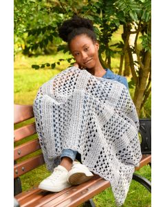 A Juniper Moon Farm Zooey Crochet Pattern - Imelda Throw (PDF)
