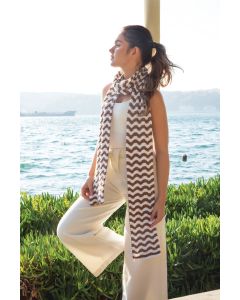 A Jody Long Cottontails Crochet Pattern - Isla Scarf (PDF)