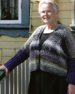 Revisited: Transitions by Cornelia Hamilton - Avesta Jacket (Free with 5 or more skeins of Noro Transitions)