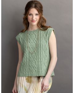 An Elsebeth Lavold Knitting Pattern - Jasmine Top (PDF) on sale at little knits