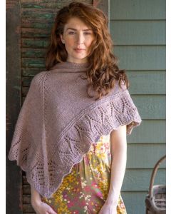Keely free shawl knitting pattern at Little Knits