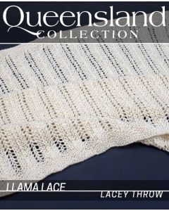 A Queensland Llama Lace Pattern - Lacey Throw - Free with Purchase of 4 or More Skeins of Queensland Llama Lace (PDF File)