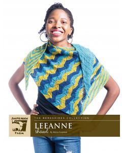 A Juniper Moon Farm Herriot Fine Pattern - Leeanne Wrap - Free with Purchases of 3 Skeins of Herriot Fine (Print Pattern) 
