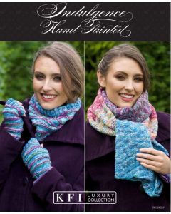 An Indulgence Hand-Painted Pattern - Cowl, Mitts & Scarf (PDF)
