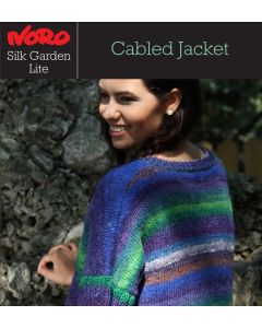 Silk Garden Lite Cabled Jacket [YS-570] - PATTERN FREE IN DESCRIPTION, NO NEED TO ADD TO CART AT LITTLE KNITS
