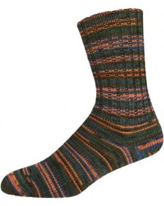 Supersocke 4-Ply Merino Extrafine Style 335 - Sunset Seas (Color #2820) on sale at little knits