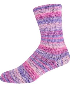 Supersocke Cotton Stretch Style 347 - Berry Brights (Color #2904) on sale at little knits