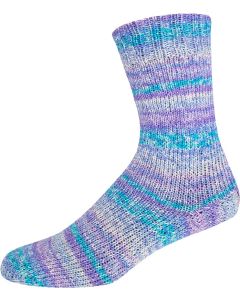 Supersocke Cotton Stretch Style 347 - Ocean Brights (Color #2907) on sale at little knits