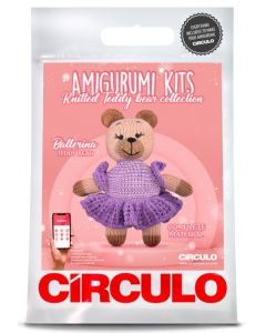Circulo Knitted Teddy Bear Amigurumi Kit (Color #2)