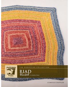 Riad Blanket - Print Copy - Free With Purchases of 3 Skeins of Cumulus (One free Pattern Per Person Please)