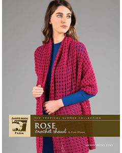 Rose Shawl Crochet Pattern (PDF File)