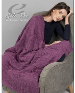 An Ella Rae Superwash Classic Pattern - Sally Blanket (PDF File) on sale at little knits