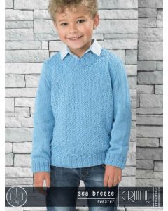 Sea Breeze Sweater - Free with Purchase of 3 or More Skeins of Criative DK (PDF File)