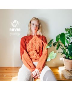 A Navia Silkiull Pattern - Sweater with Boat Neck - AVAILABLE ON RAVELRY (LINK & DETAILS IN DESCRIPTION)