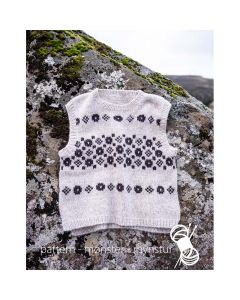 A Navia Dua & Alpakka Pattern - Trom Vest - AVAILABLE ON RAVELRY (LINK & DETAILS IN DESCRIPTION)