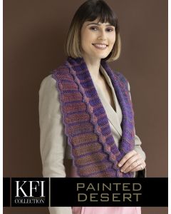 A Knitting Fever Painted Desert Crochet Pattern - Vaeda Cowl (PDF)